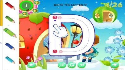 Ảnh chụp màn hình của Alphabet Learning for Kids ABC Tracing Letter