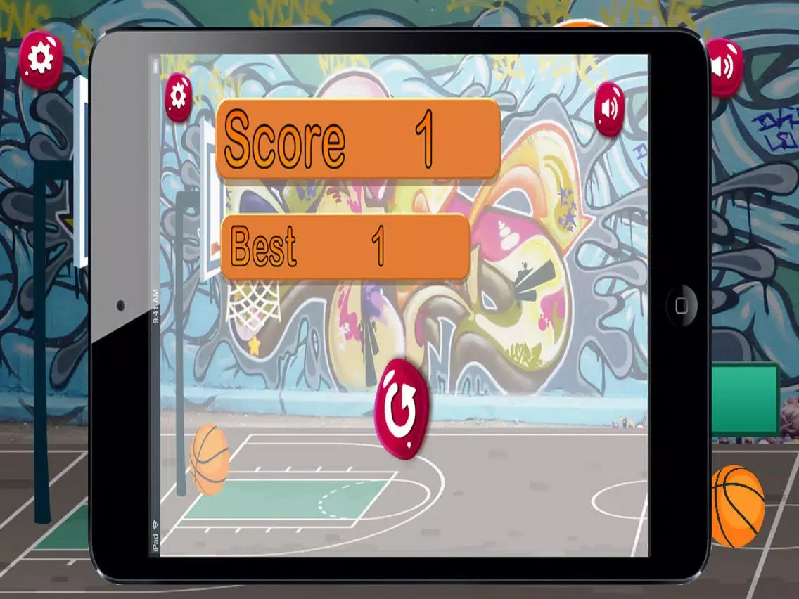 Basketball Showdown Mania iPad  스크린샷
