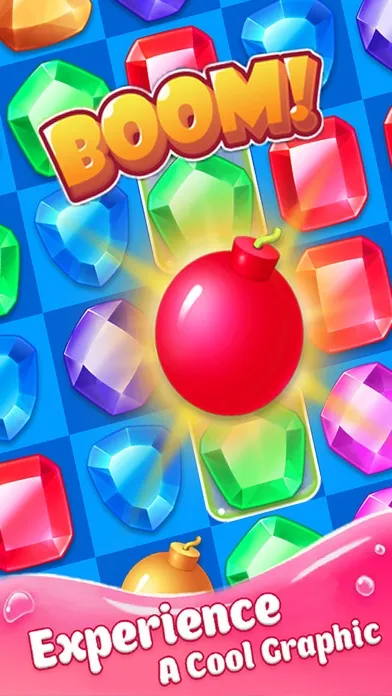Jewel Blast Legend Delicious Gummy Match 3 Game Screenshots