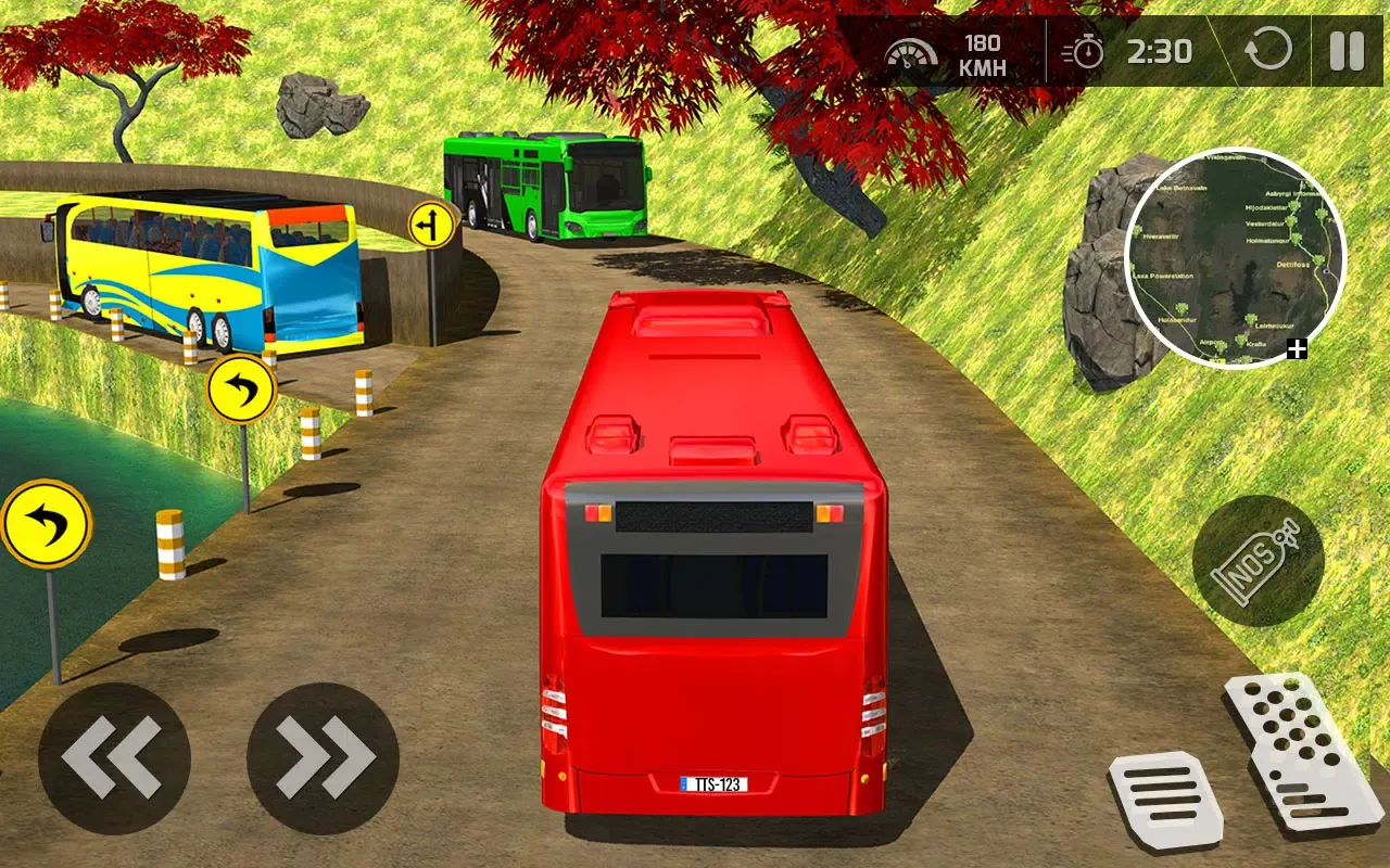 Offroad Coach Bus Driving 3D स्क्रीनशॉट