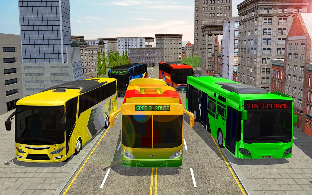 Offroad Coach Bus Driving 3D स्क्रीनशॉट