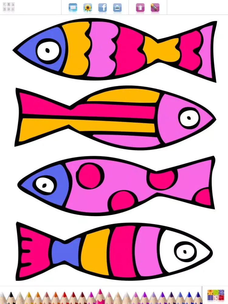 Colorama Free - Kids Coloring Book iPad  স্ক্রিনশট
