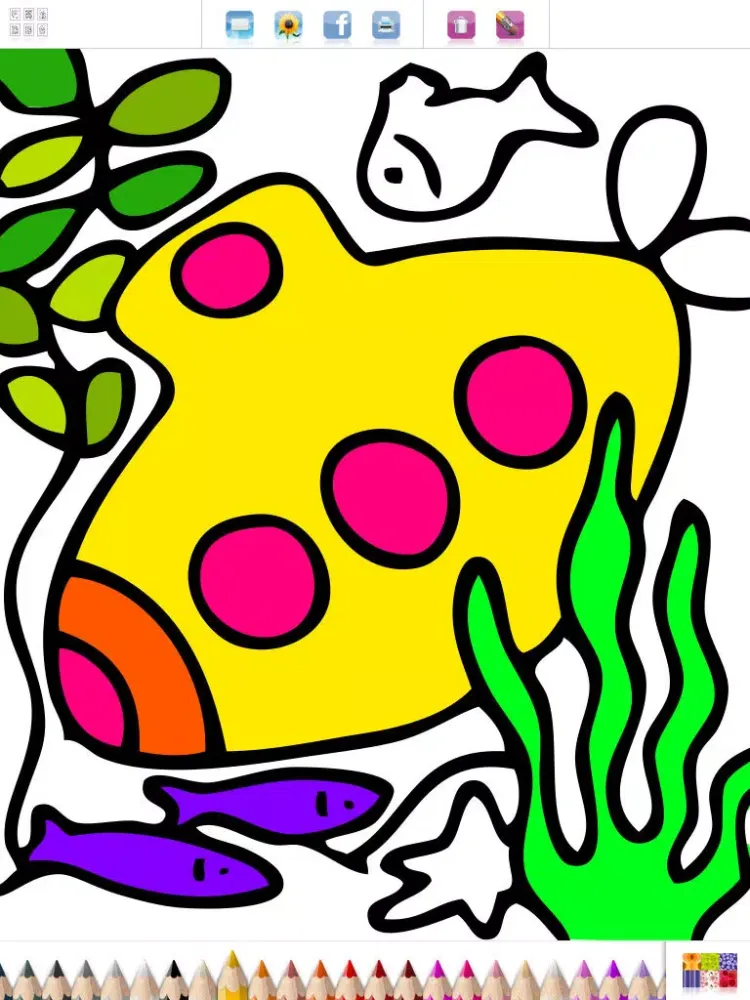 Colorama Free - Kids Coloring Book iPad  স্ক্রিনশট
