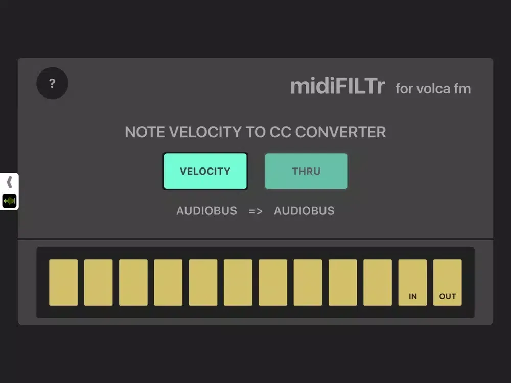 صور midiFILTr-VF for Volca FM iPad 