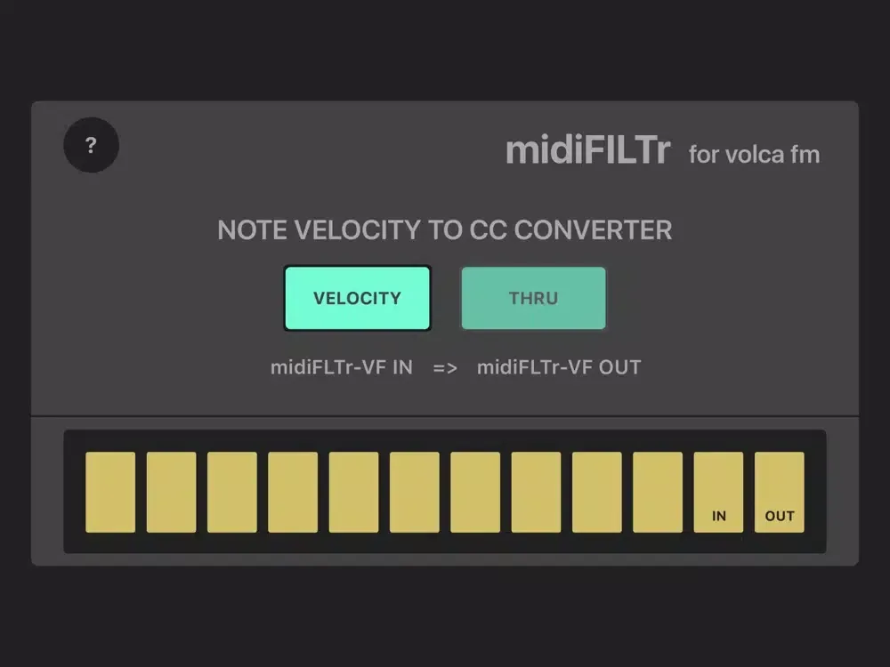 صور midiFILTr-VF for Volca FM iPad 