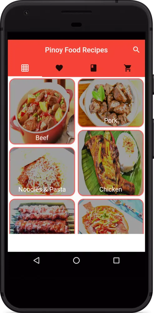 Capturas de pantalla de Filipino Food Recipes