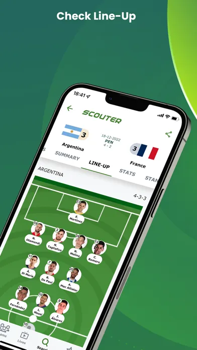 Scouter - Soccer Scores & Tips应用截图