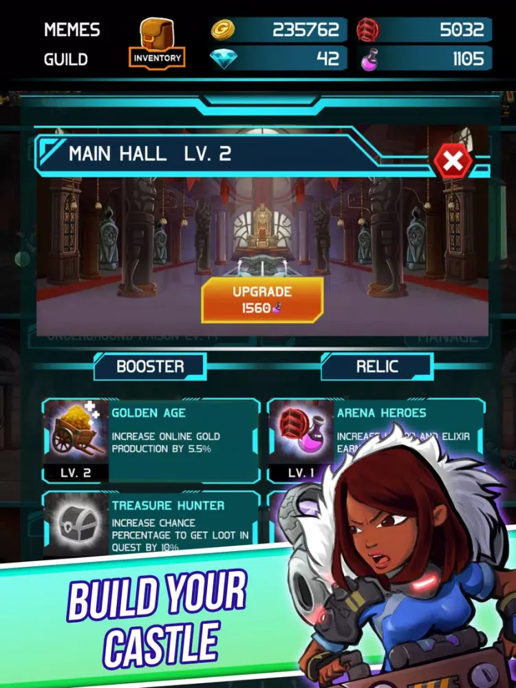 Heroes Castle: Battle Strategy iPad  스크린샷