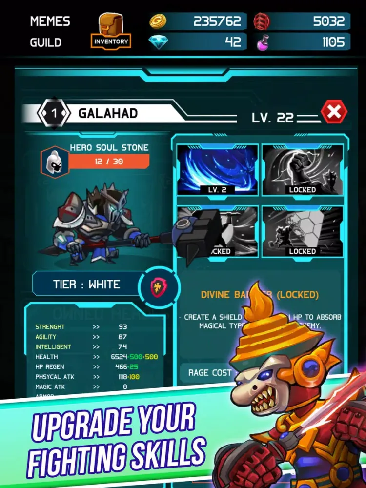 Heroes Castle: Battle Strategy iPad  스크린샷