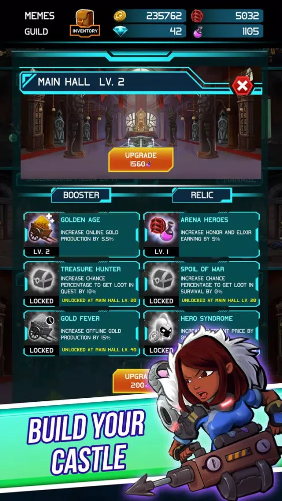 Heroes Castle: Battle Strategy 스크린샷