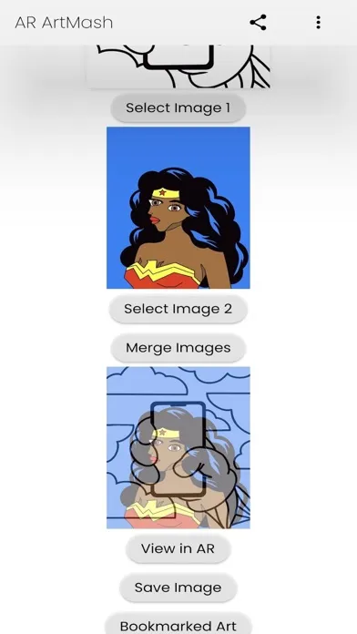 Screenshot di AR ArtMash