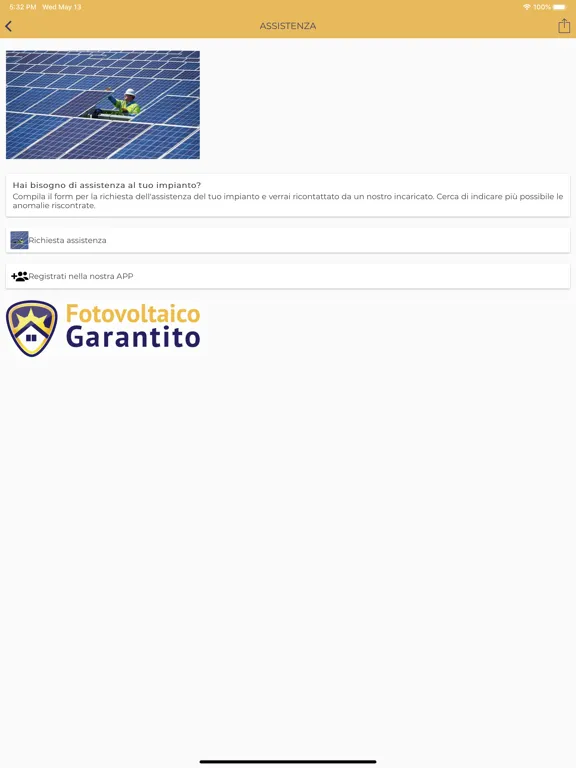 Fotovoltaico Garantito iPad 应用截图