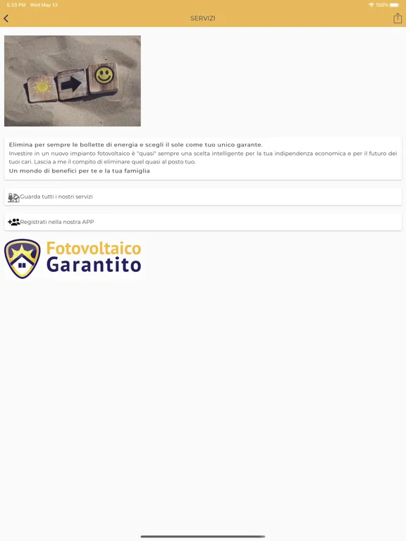 Fotovoltaico Garantito iPad 应用截图