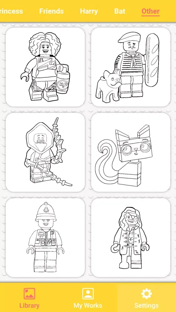 Coloring Minifigs স্ক্রিনশট