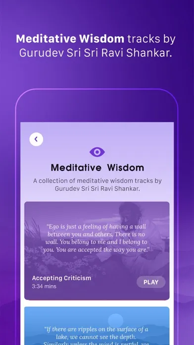 Zrzuty ekranu Sattva Meditations & Mantras