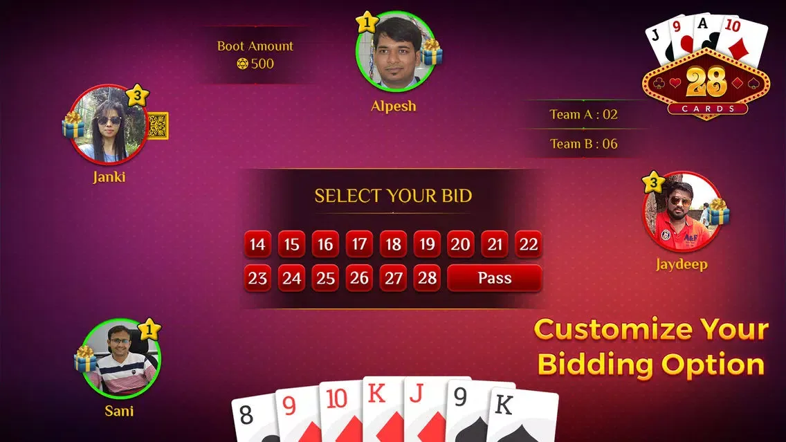 28 Card Game Multiplayer Screenshots