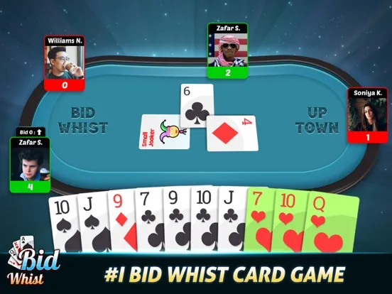 Bid Whist Classic Card Game iPad  Screenshots