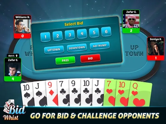 Bid Whist Classic Card Game iPad  Screenshots