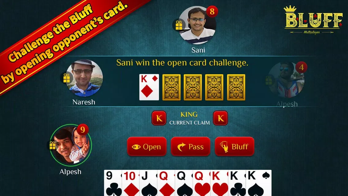 Capturas de tela do Bluff Multiplayer