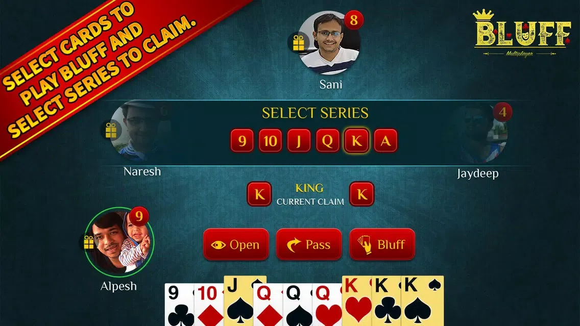 Capturas de tela do Bluff Multiplayer