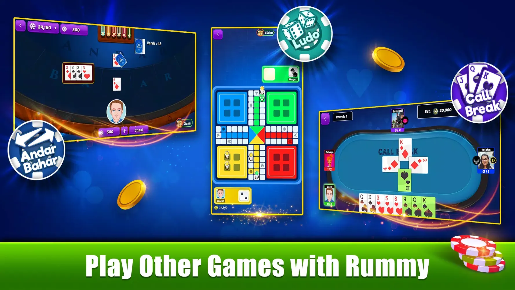Ảnh chụp màn hình của Indian Rummy