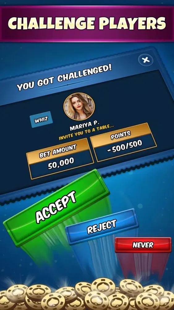 Tangkapan skrin Spades Online Card Game