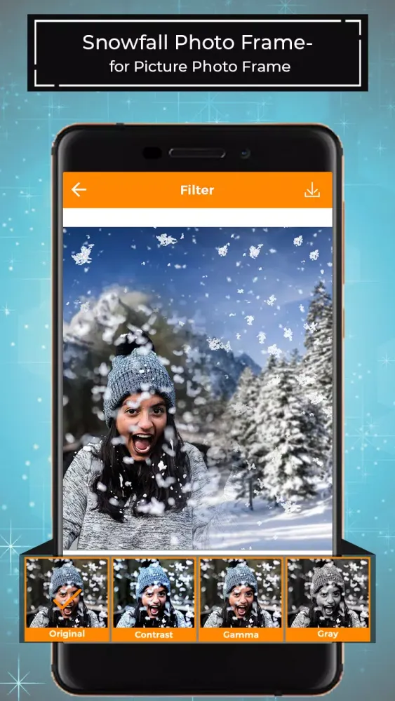 Screenshot di Snowfall Photo Frames for Pictures - PhotoEditor