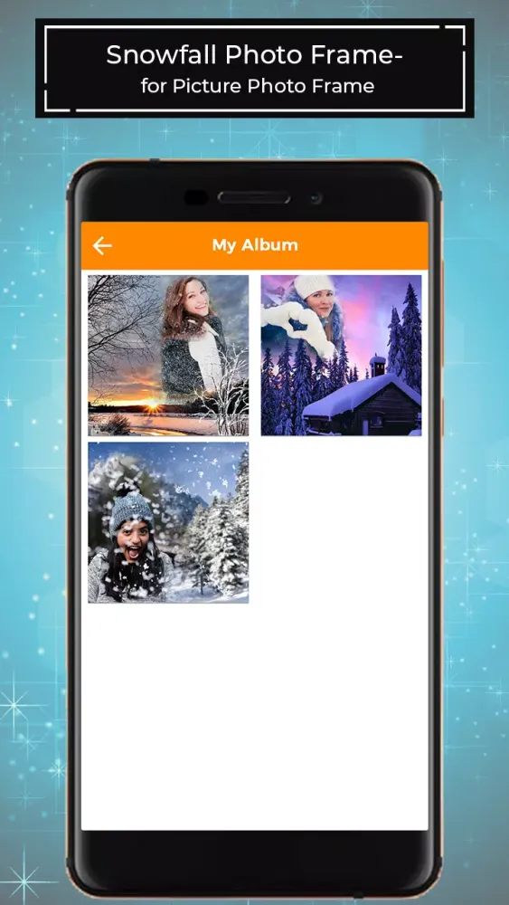 Screenshot di Snowfall Photo Frames for Pictures - PhotoEditor