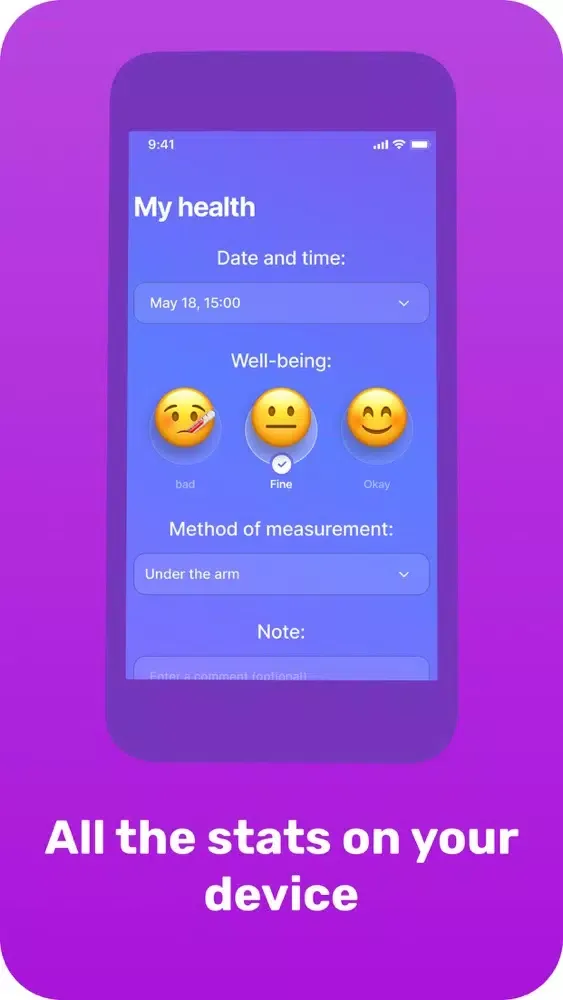 Body Thermometer App for Fever স্ক্রিনশট