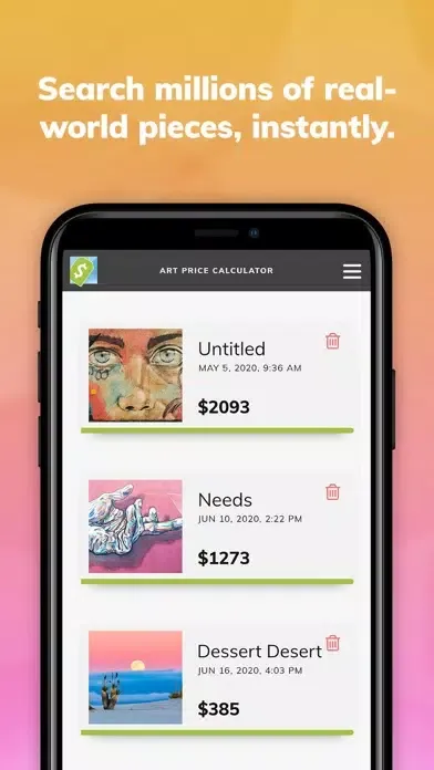 Capturas de pantalla de Art Price Calculator