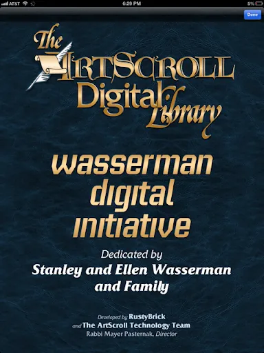 Tangkapan layar ArtScroll Digital Library