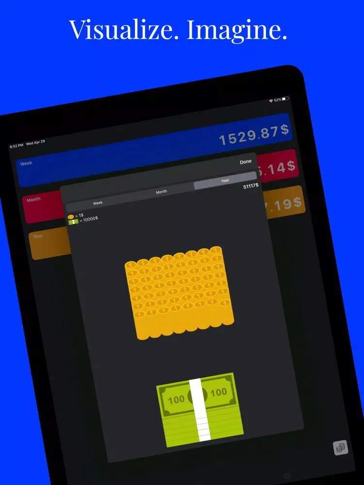 Moneyzen - Income Tracker iPad  Ekran Görüntüleri