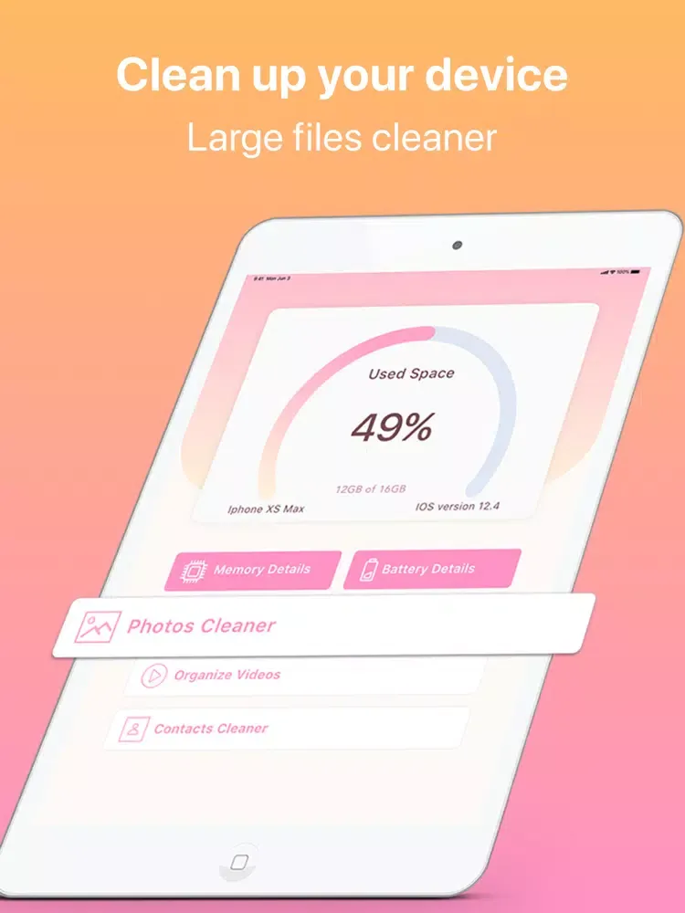 Zrzuty ekranu Cleaner - Mobile Clean Master iPad 