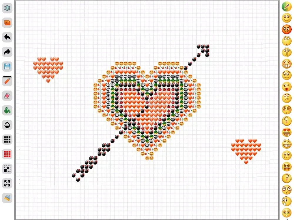 Captures d'écran de Drawing by pixel - Emoji paint iPad 