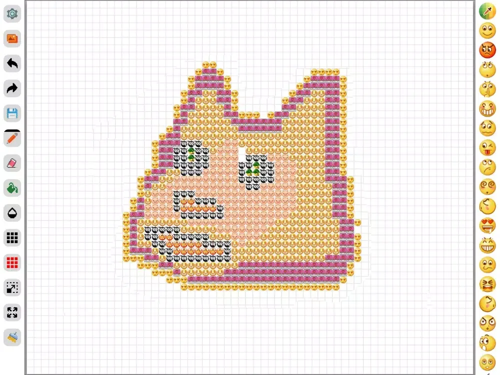 Captures d'écran de Drawing by pixel - Emoji paint iPad 