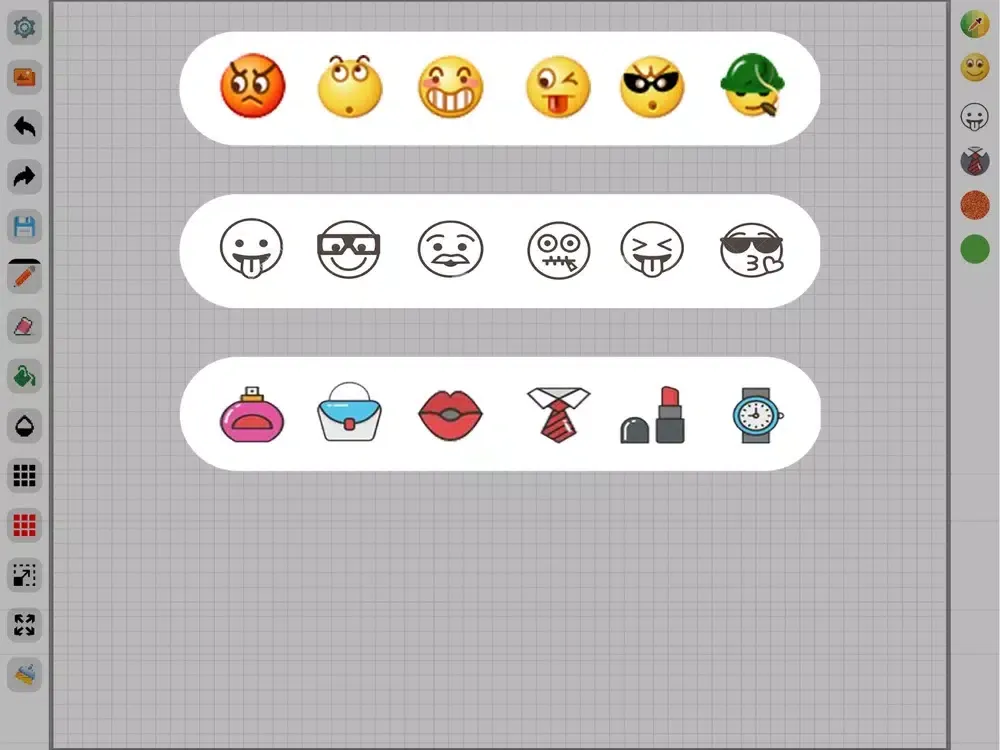 Captures d'écran de Drawing by pixel - Emoji paint iPad 