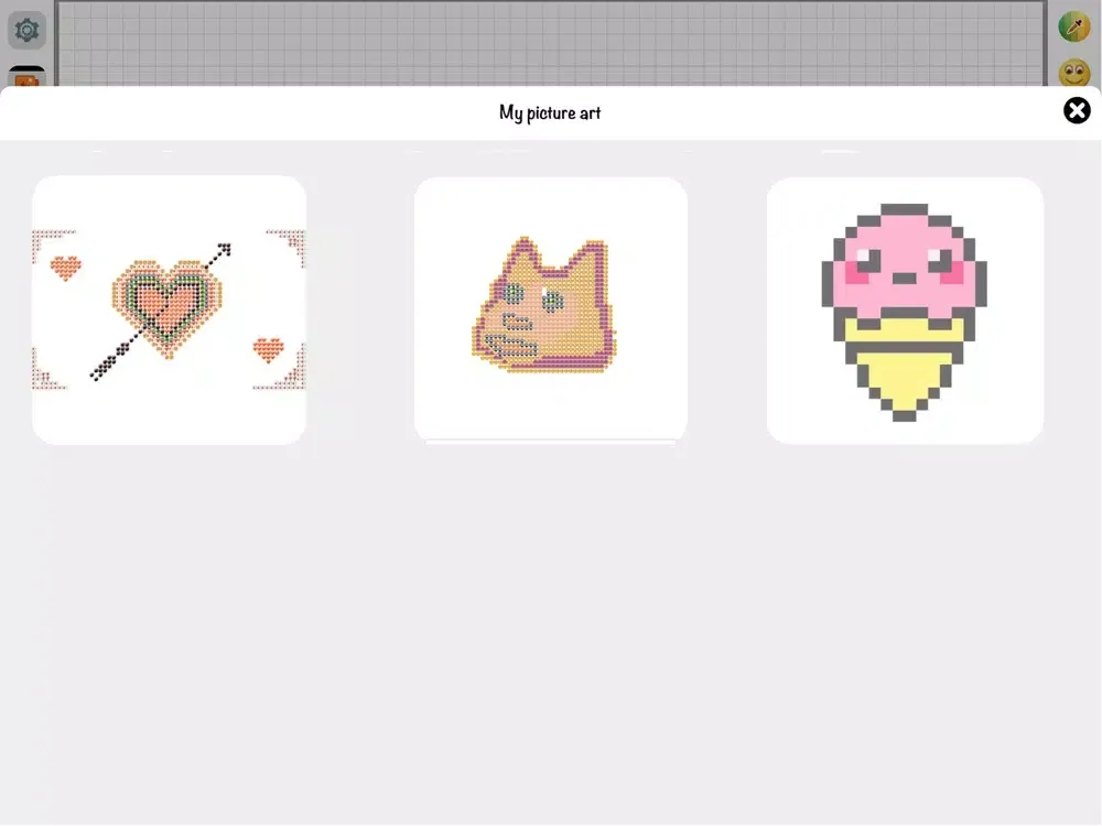 Captures d'écran de Drawing by pixel - Emoji paint iPad 