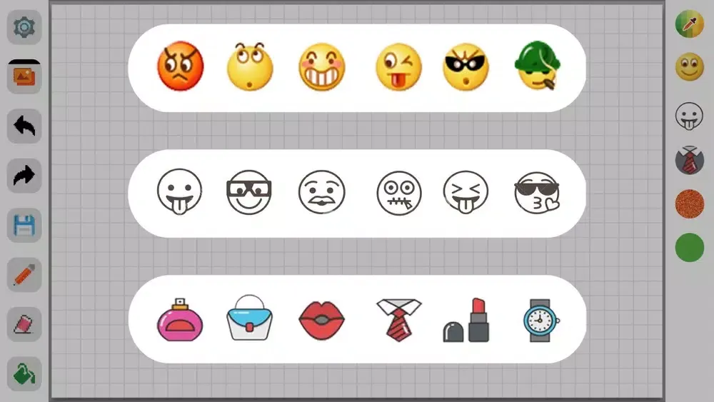 Captures d'écran de Drawing by pixel - Emoji paint