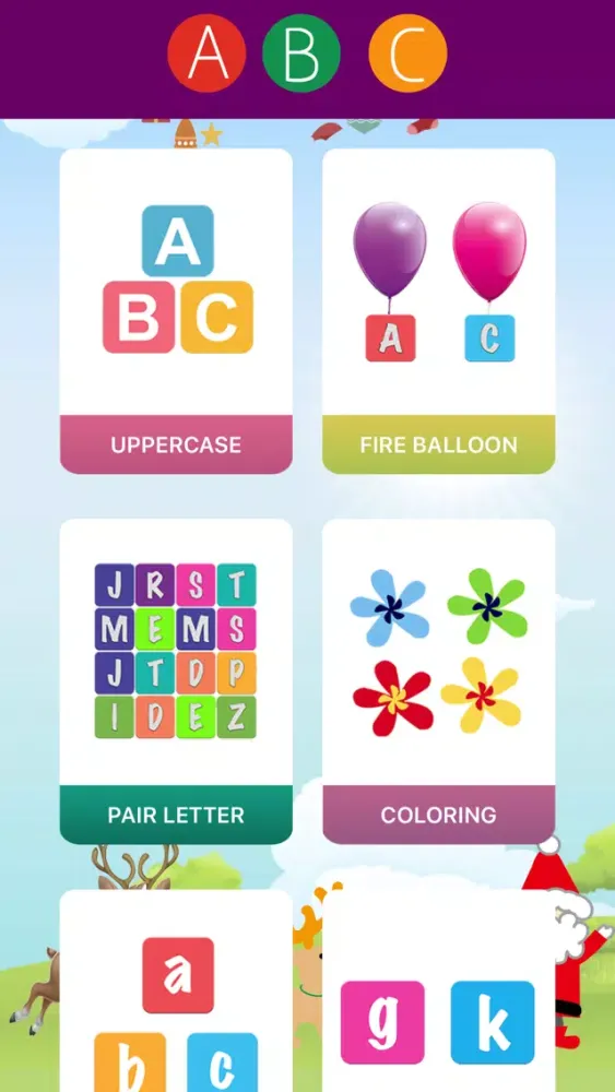 Tangkapan layar Kids Alphabet Learning Games