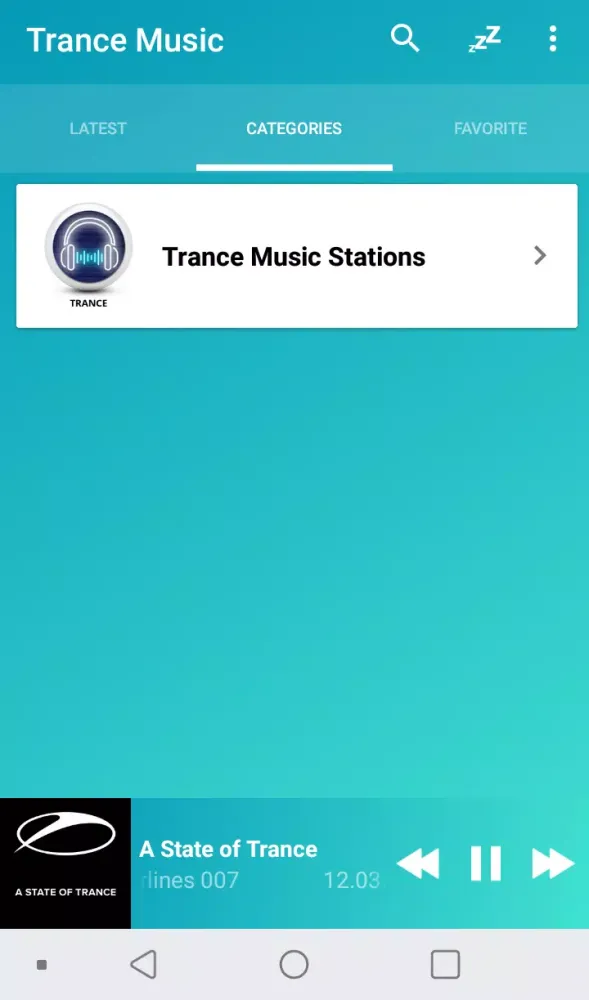 Скриншоты Trance music radios online