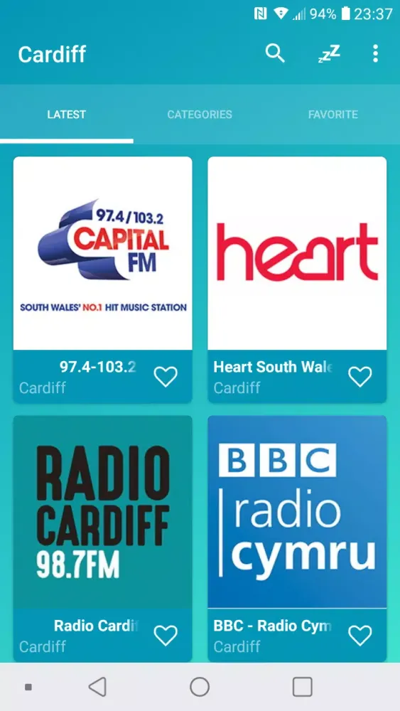 Cardiff radios online Screenshots