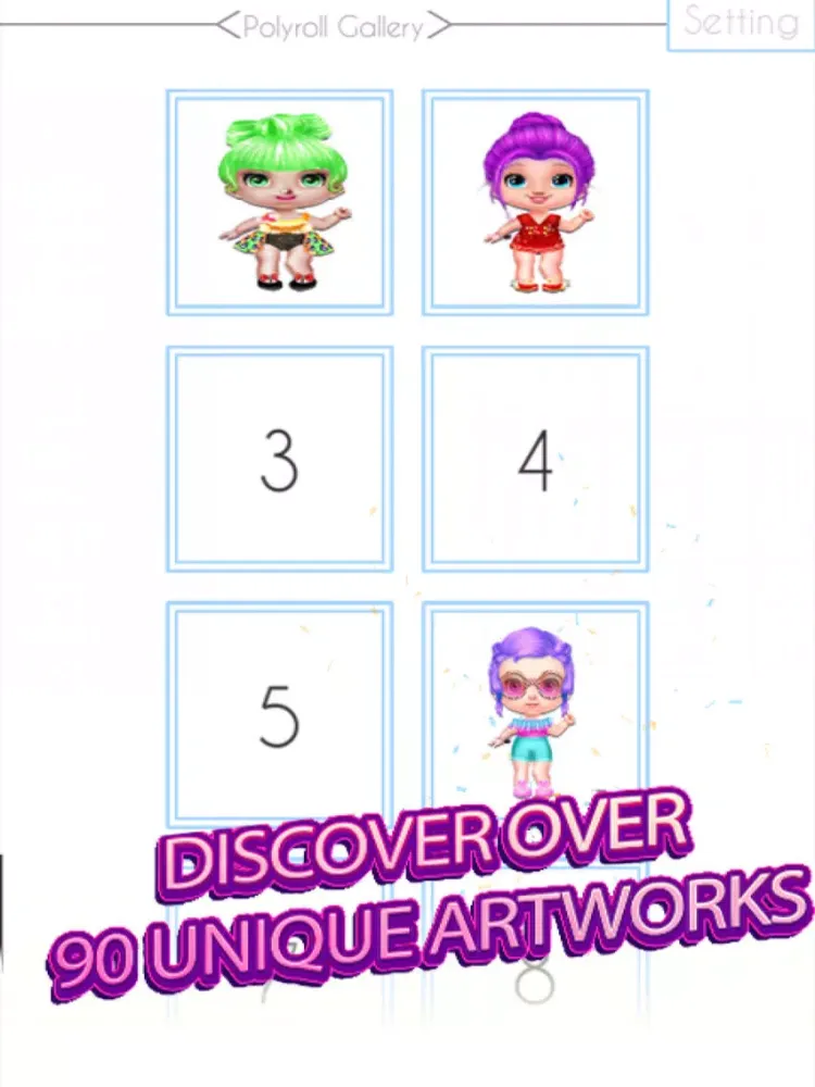 Tangkapan layar Poly Art Doll: Art Surprise 3d iPad 