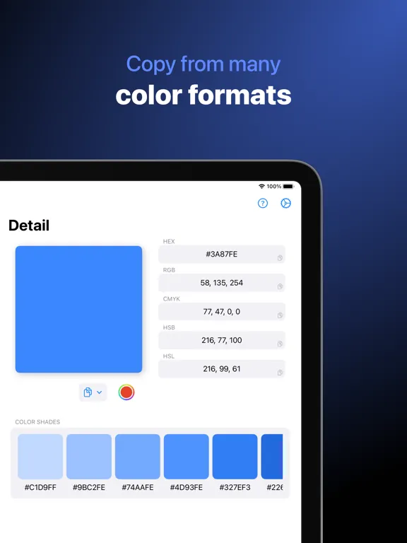 Color Picker - HueHouse iPad  स्क्रीनशॉट