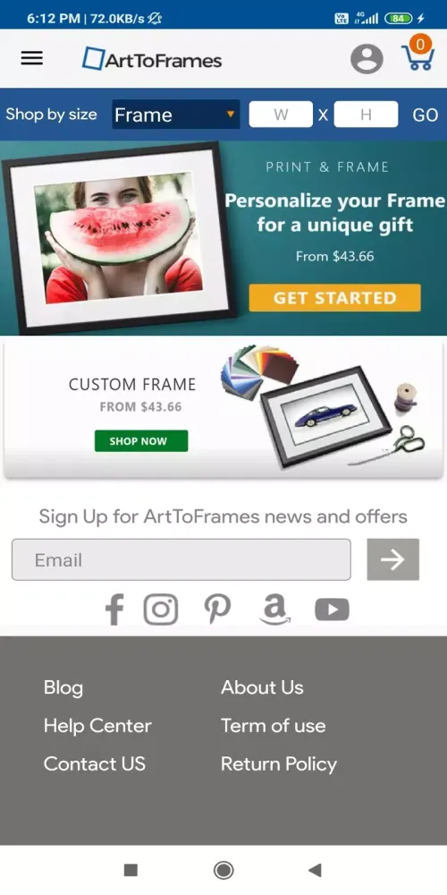 ArtToFrames应用截图