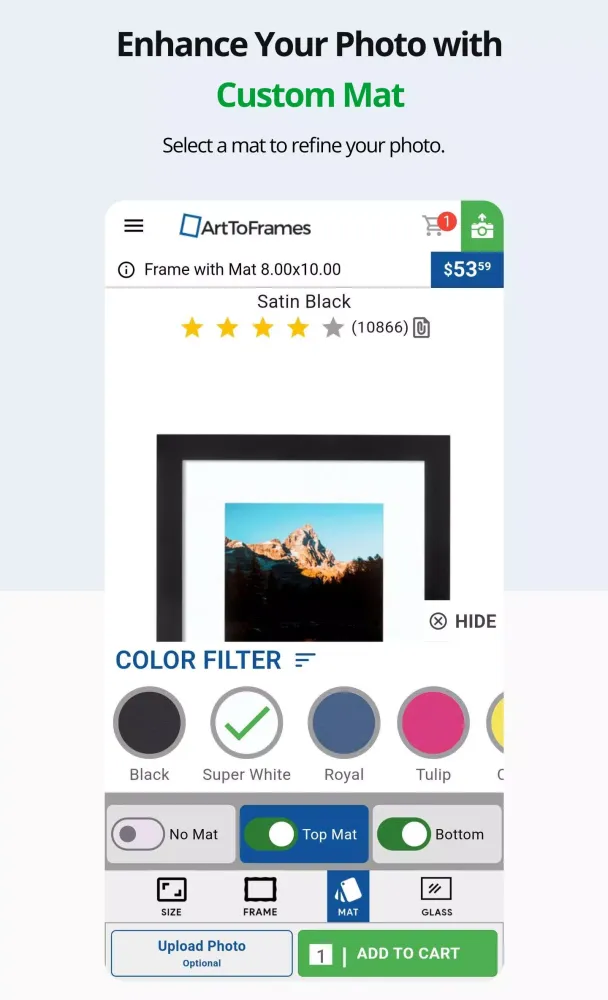 ArtToFrames: Custom Framing スクリーンショット