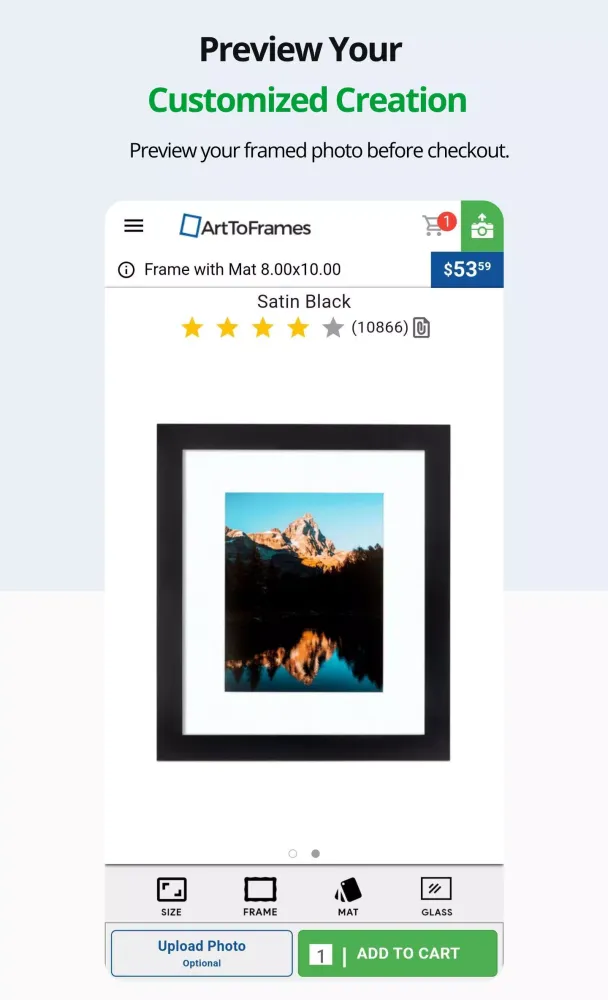 ArtToFrames: Custom Framing スクリーンショット