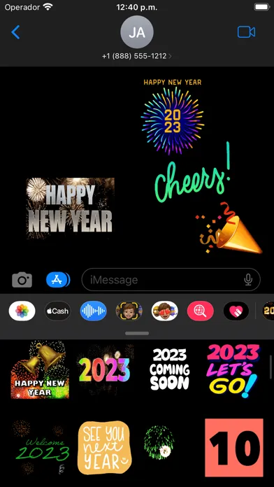 Captures d'écran de 2023 - Happy New Year