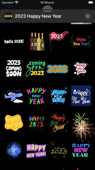 Captures d'écran de 2023 - Happy New Year