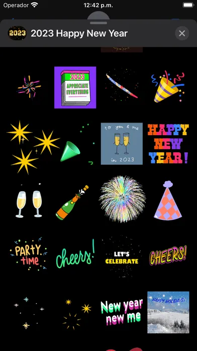 Captures d'écran de 2023 - Happy New Year