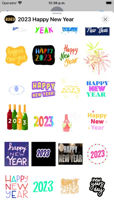Captures d'écran de 2023 - Happy New Year